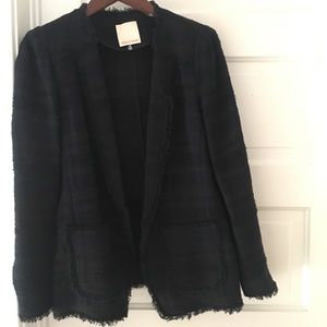 Rebecca Taylor navy and black blazer